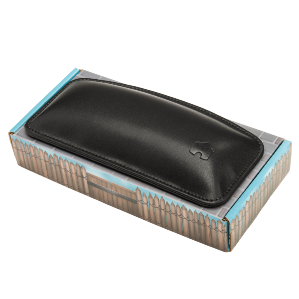 Motte Leather Mouse Wrist Rest Black – New Box Top Shot